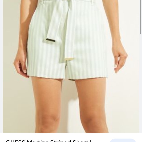 Marciano Striped High Waist Shirts - Size M (6) - Picture 5 of 15